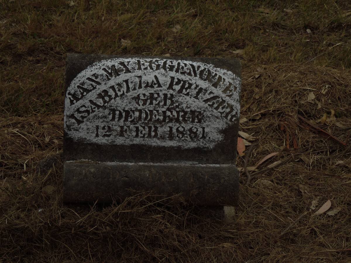 PETZER Isabella 1881-