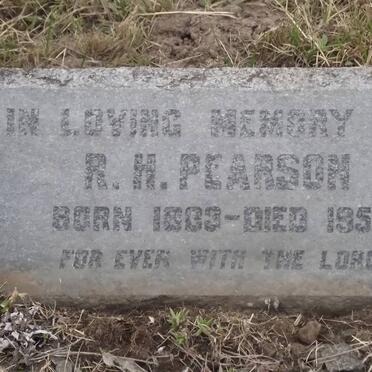PEARSON R.H. 1883-1954
