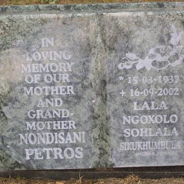 PETROS Nondisani 1939-2002