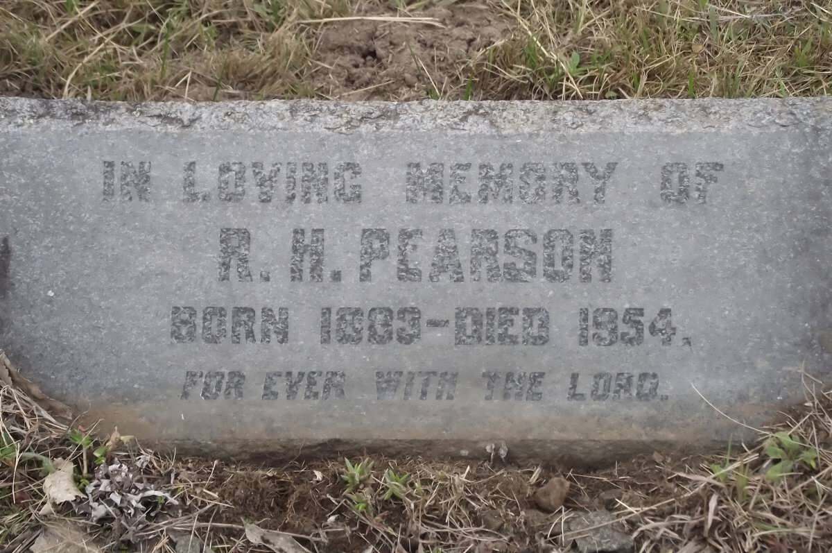 PEARSON R.H. 1883-1954