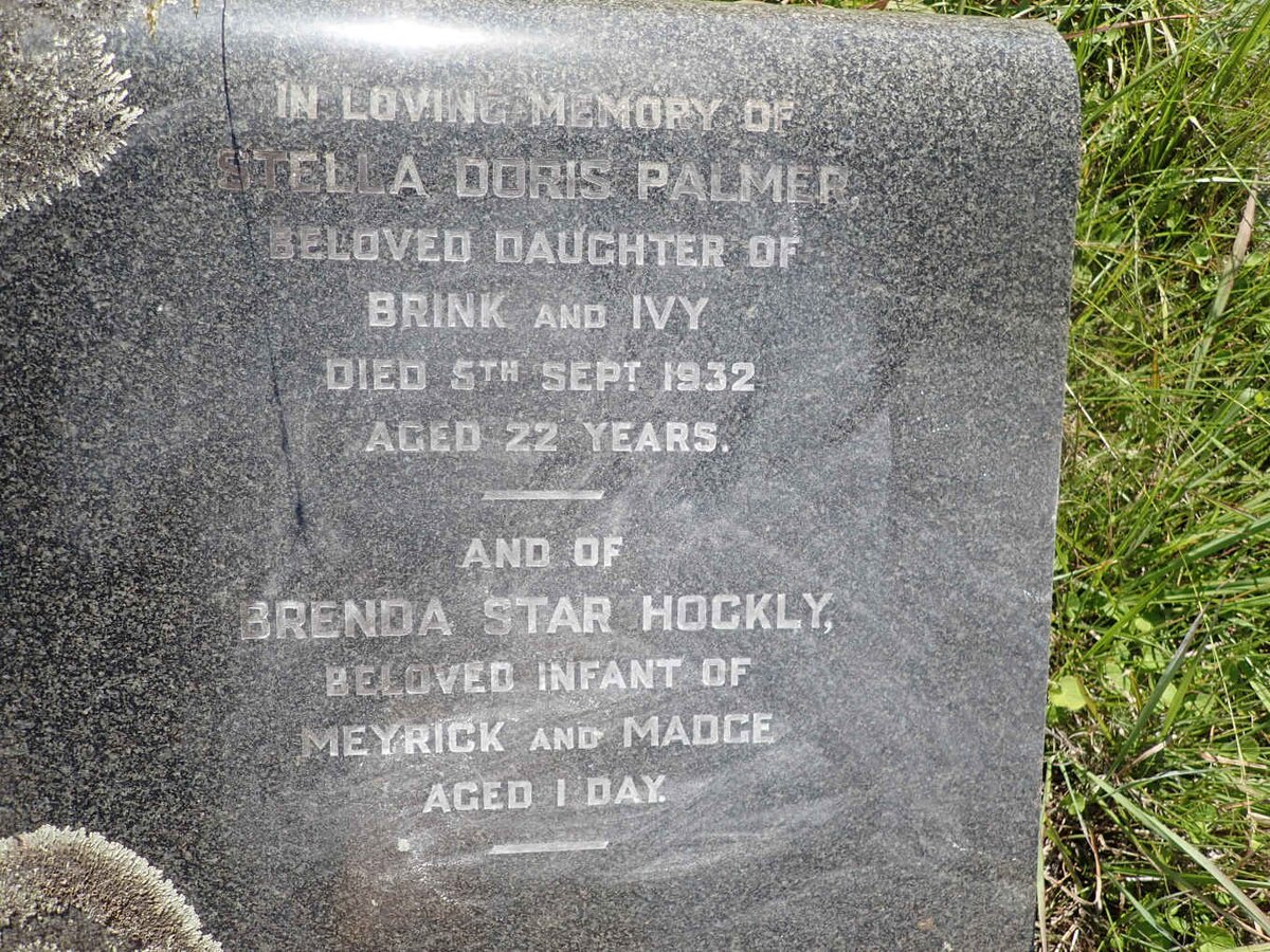 PALMER Stella Doris -1932 :: HOCKLY Brenda Star