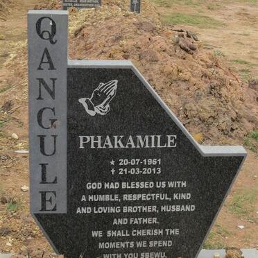 QANGULE Phakamile 1961-2013