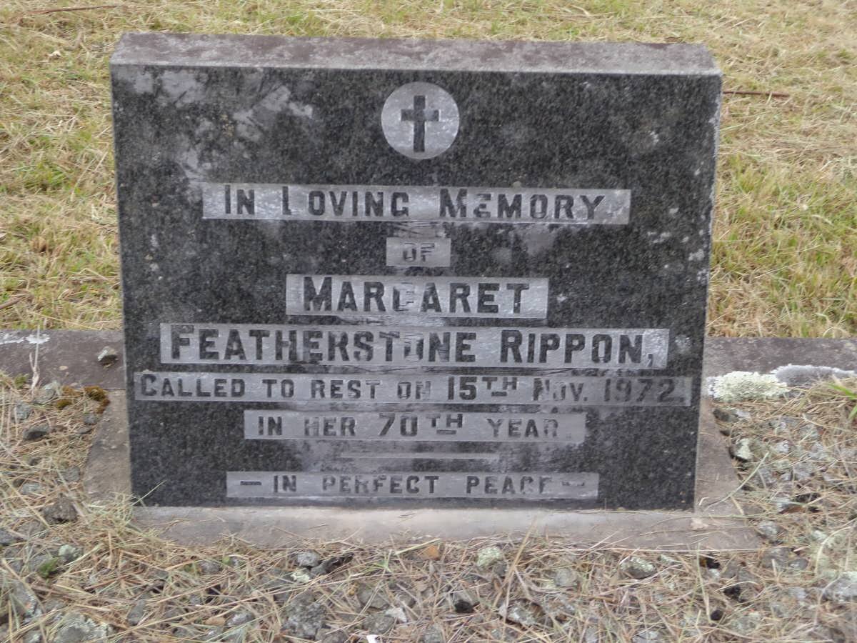 RIPPON Margaret Featherstone -1972
