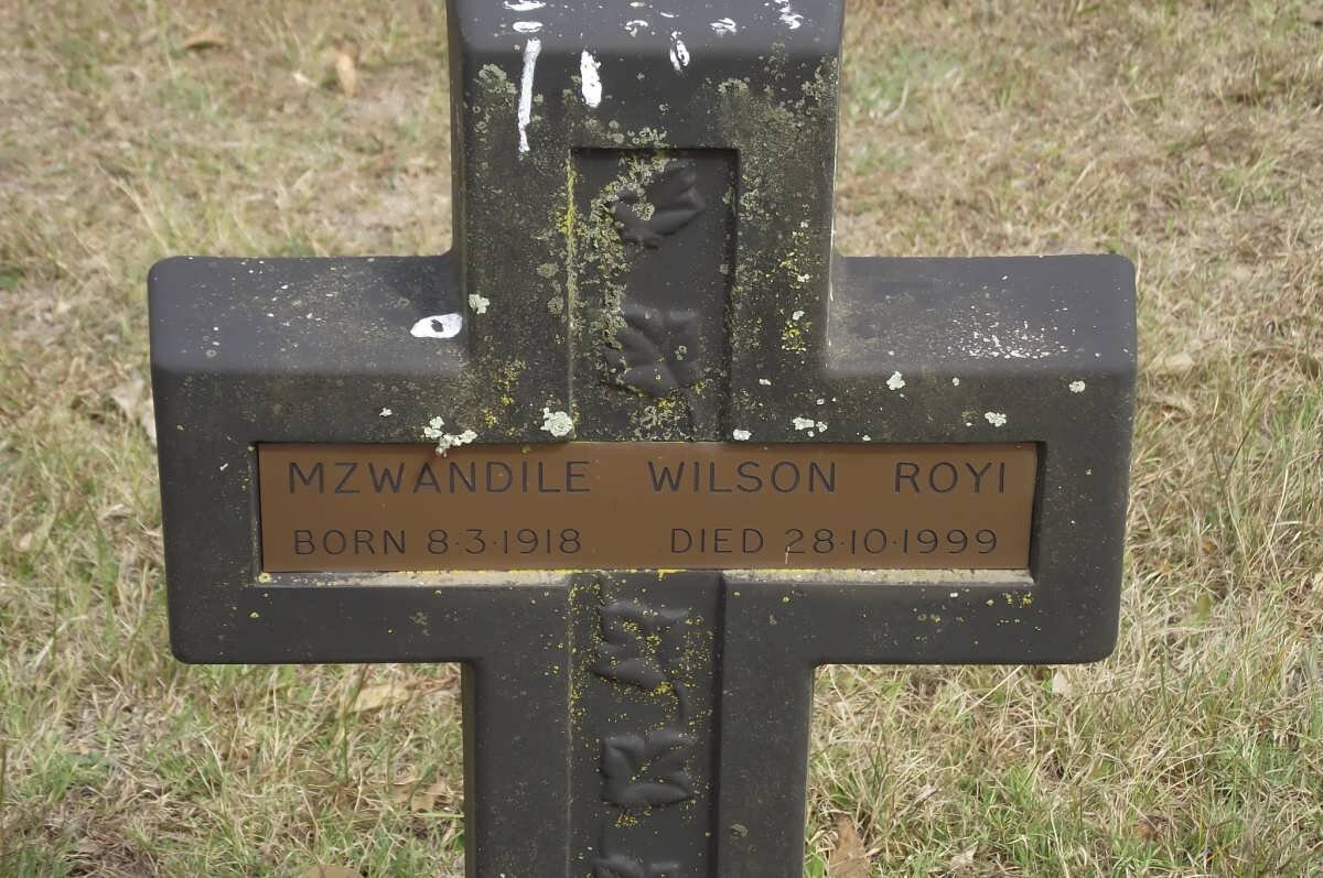 ROYI Mzwandile Wilson 1918-1999