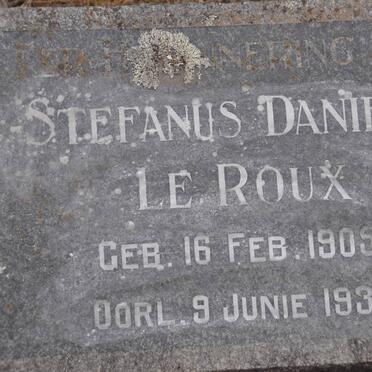 ROUX Stefanus Daniel, le 1905-1936