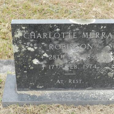 ROBINSON Charlotte Murray 1893-1974