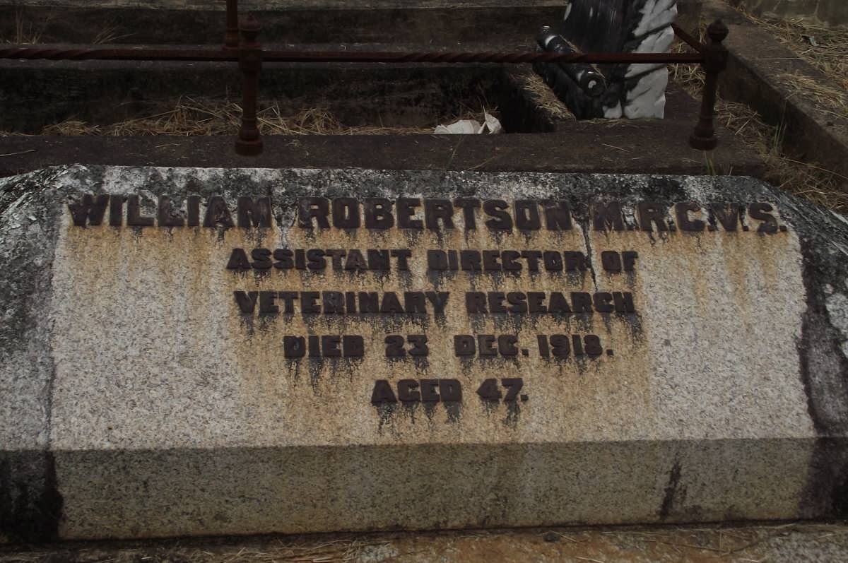 ROBERTSON William -1918