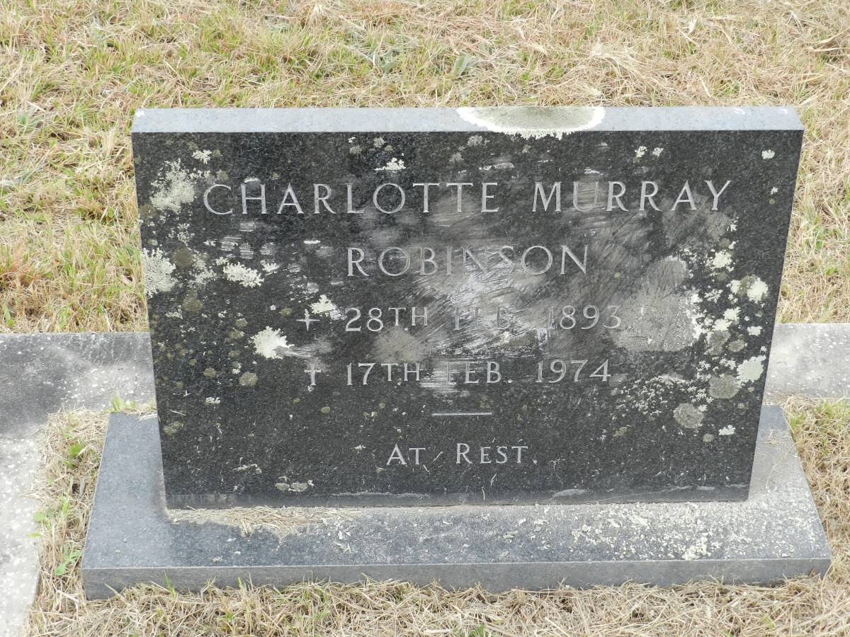 ROBINSON Charlotte Murray 1893-1974