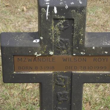 ROYI Mzwandile Wilson 1918-1999