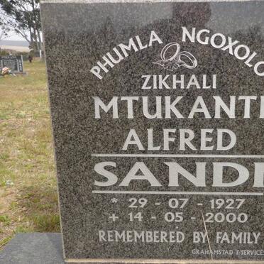 SANDI Mtukanti Alfred 1927-2000