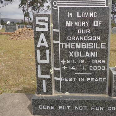 SAULI Thembisile Xolani 1965-2000