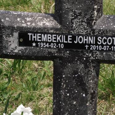 SCOTT Thembekile Johni 1954-2010
