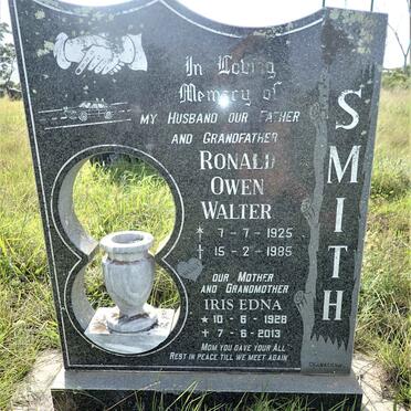 SMITH Ronald Owen Walter 1925-1985 &amp; Iris Edna 1928-2013