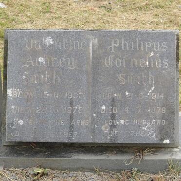 SMITH Philipus Cornelius 1914-1979 &amp; Valentine Aubrey 1933-1979 &amp; :: SMITH Mark RS 1957-1982