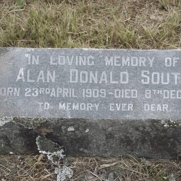 SOUTH Alan Donald 1909-1966