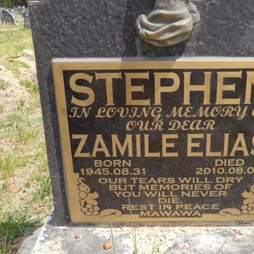 STEPHEN Zamile Elias 1945-2010