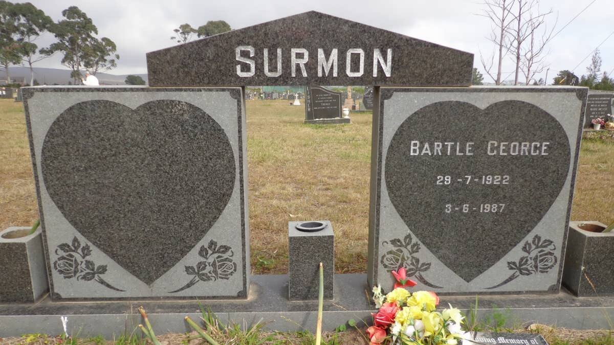 SURMON Bartle George 1922-1987