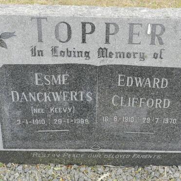 TOPPER Edward Clifford 1910-1970 &amp; Esme Danckwerts KEEVY 1910-1999