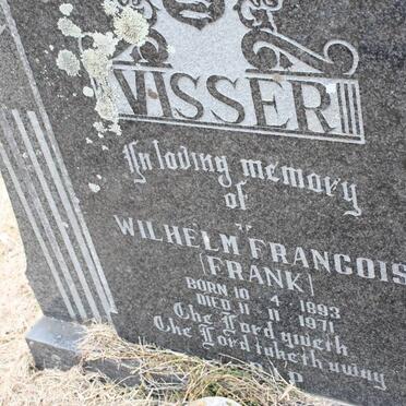 VISSER Wilhelm Francois 1893-1971