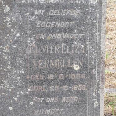 VERMEULEN Elster Eliza 1886-1958