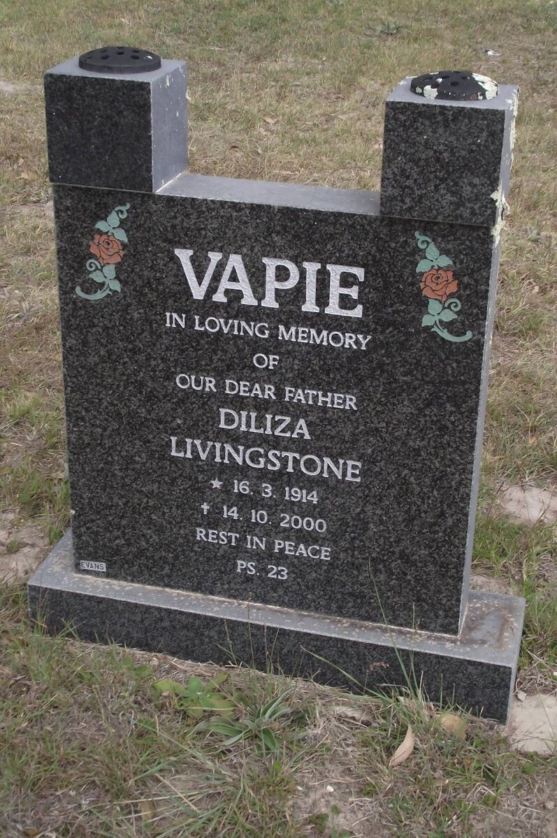 VAPIE Diliza Livingston 1914-2000