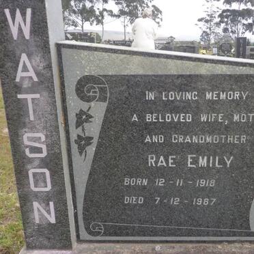 WATSON Rae Emily 1918-1987
