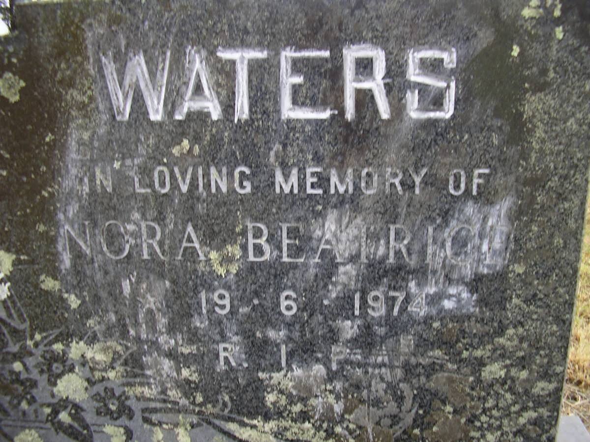 WATERS Nora Beatrice -1974