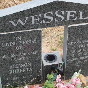 WESSELS Allison Roberta 1991-2012