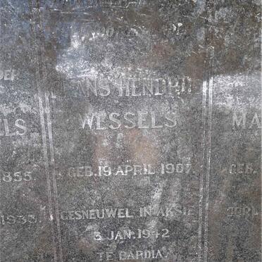 WESSELS Frans Hendrik 1855-1933 &amp; Machel Maria 1871-1947 :: WESSELS Frans Hendrik 1907-1942