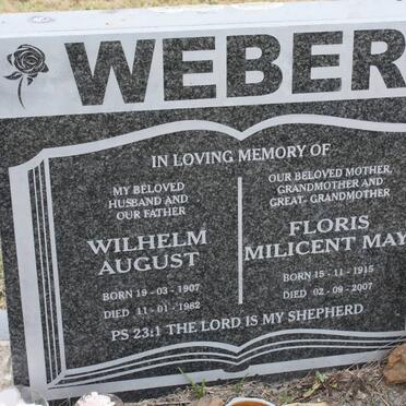 WEBER Wilhelm August 1907-1982 &amp; Floris Milicent May 1915-2007