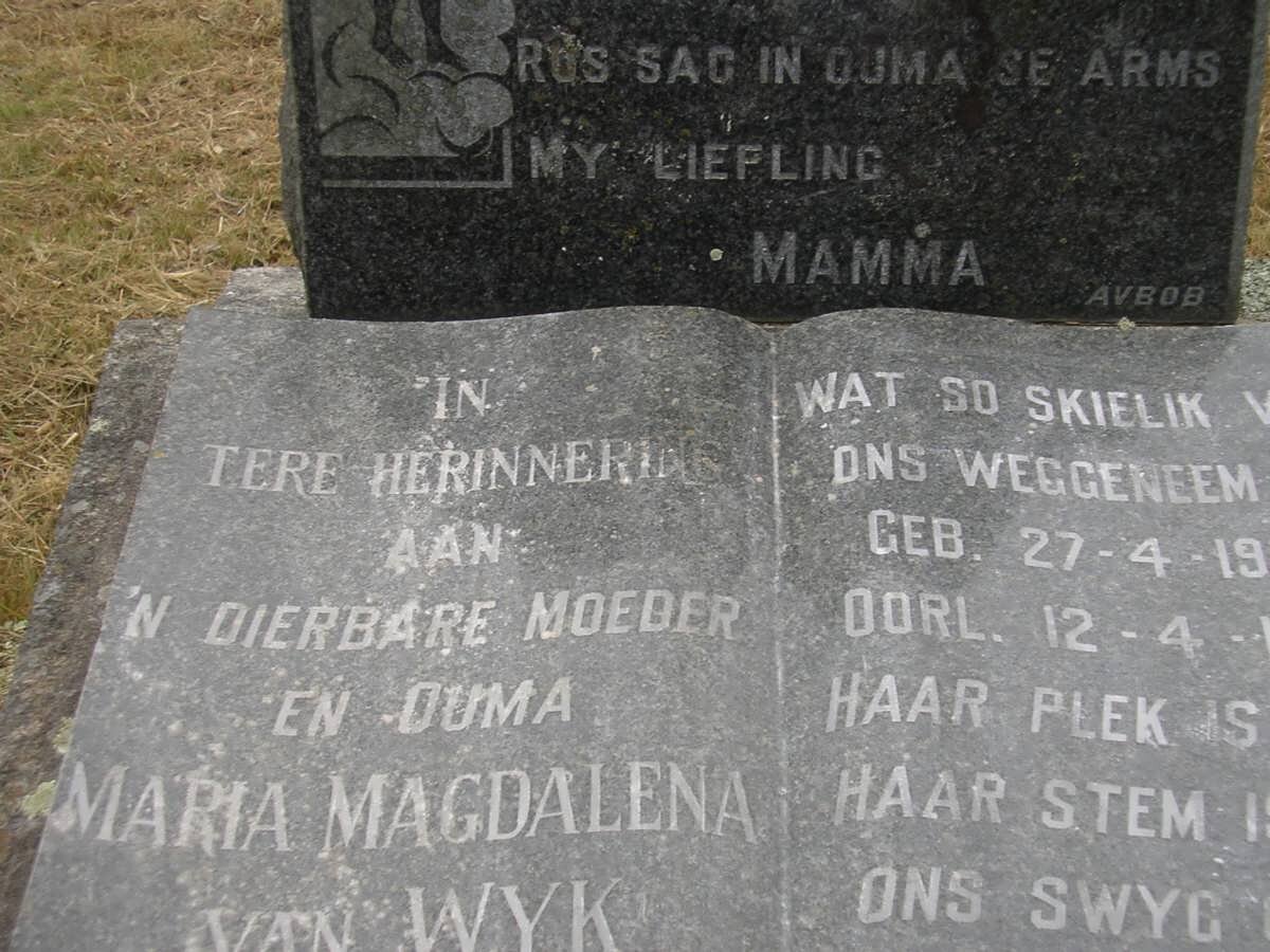 WYK Maria Magdalena, van 19??-19??