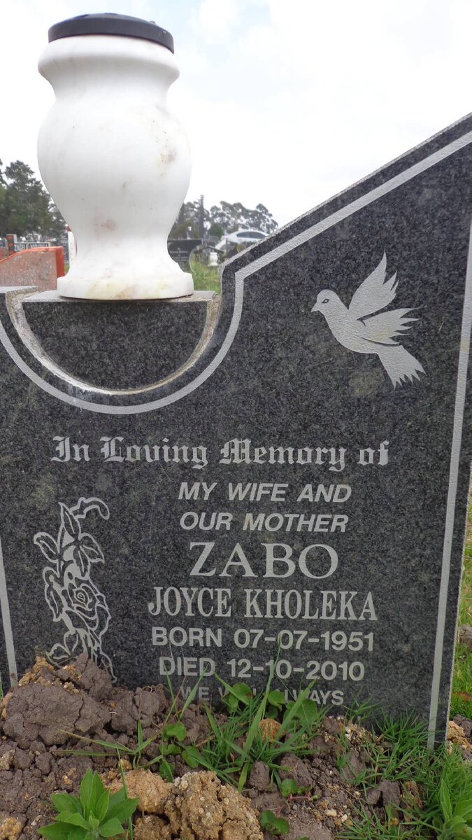 ZOBO Joyce Kholeka 1951-2010