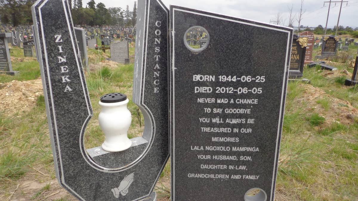 ZINEKA Constance 1944-2012