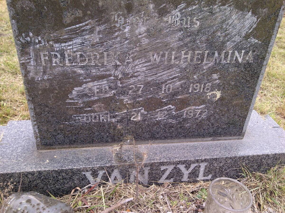 ZYL Fredrika Wilhelmina, van 1918-1972