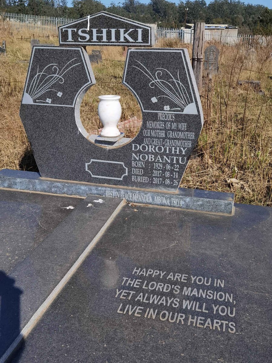 TSHIKI Dorothy Nobantu 1929-2017