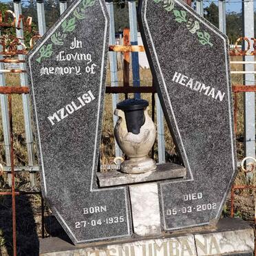 NTSULUMBANA Mzolisi Headman 1935-2002