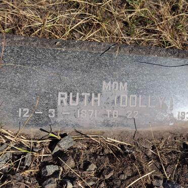 MORIARITY Richard 1868-1937 &amp; Ruth 1871-1932 