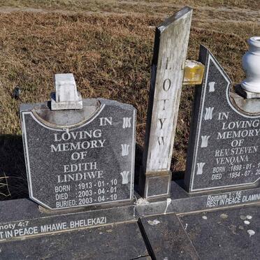 MLOTYWA Steven Venqana 1898-1954 &amp; Edith Lindiwe 1913-2003
