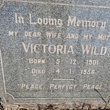 WILD Victoria 1901-1956