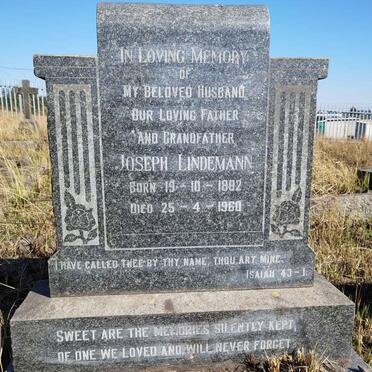 LINDEMANN Joseph 1892-1960