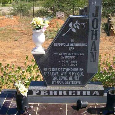 FERREIRA Johan 1985-2001