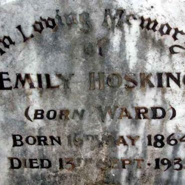 HOSKING Emily nee WARD 1864-1932