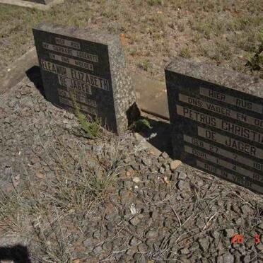 JAGER Petrus Christiaan, de 1894-1972 &amp; Eleanor Elizabeth SMITH 1869-1959