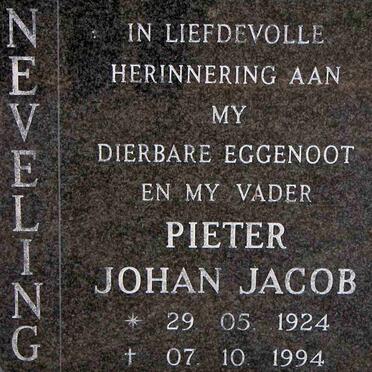 NEVELING Pieter Johan Jacob 1924-1994