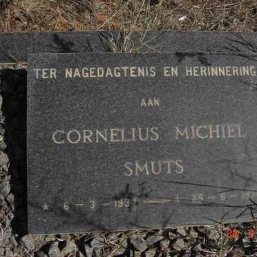 SMUTS Cornelius Michiel 1934-1976