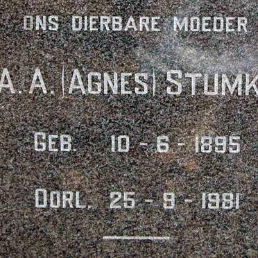 STUMKE A.A. 1895-1981