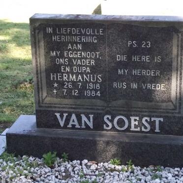 SOEST Hermanus, van 1918-1984