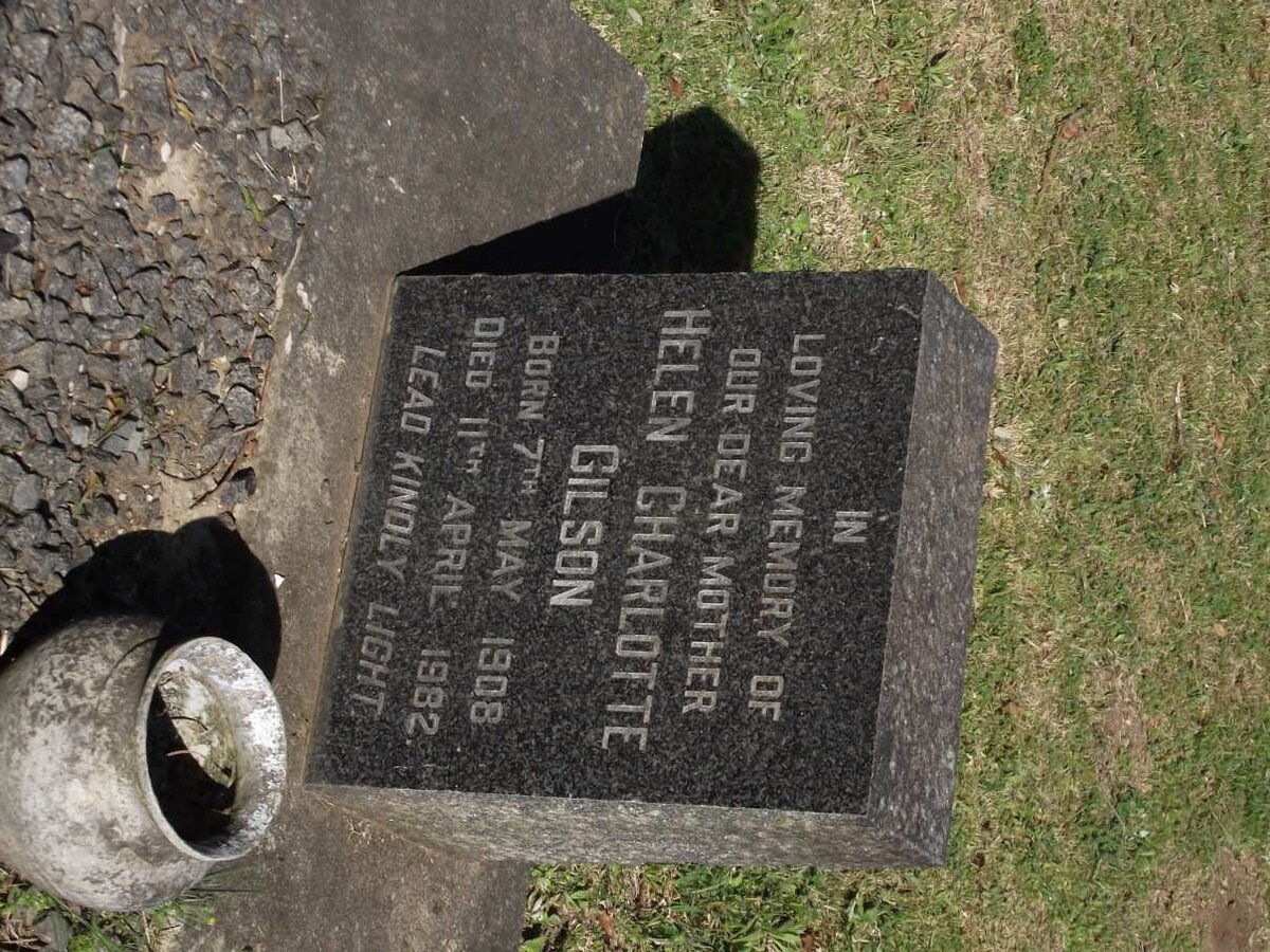 GILSON Helen Charlotte 1908-1982