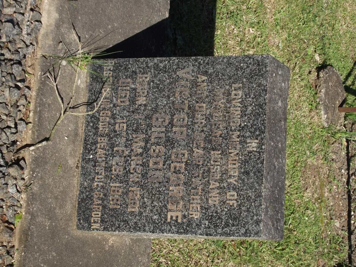 GILSON Victor George 1901-1961