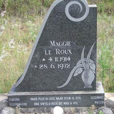 ROUX Maggie, le 1914-1972